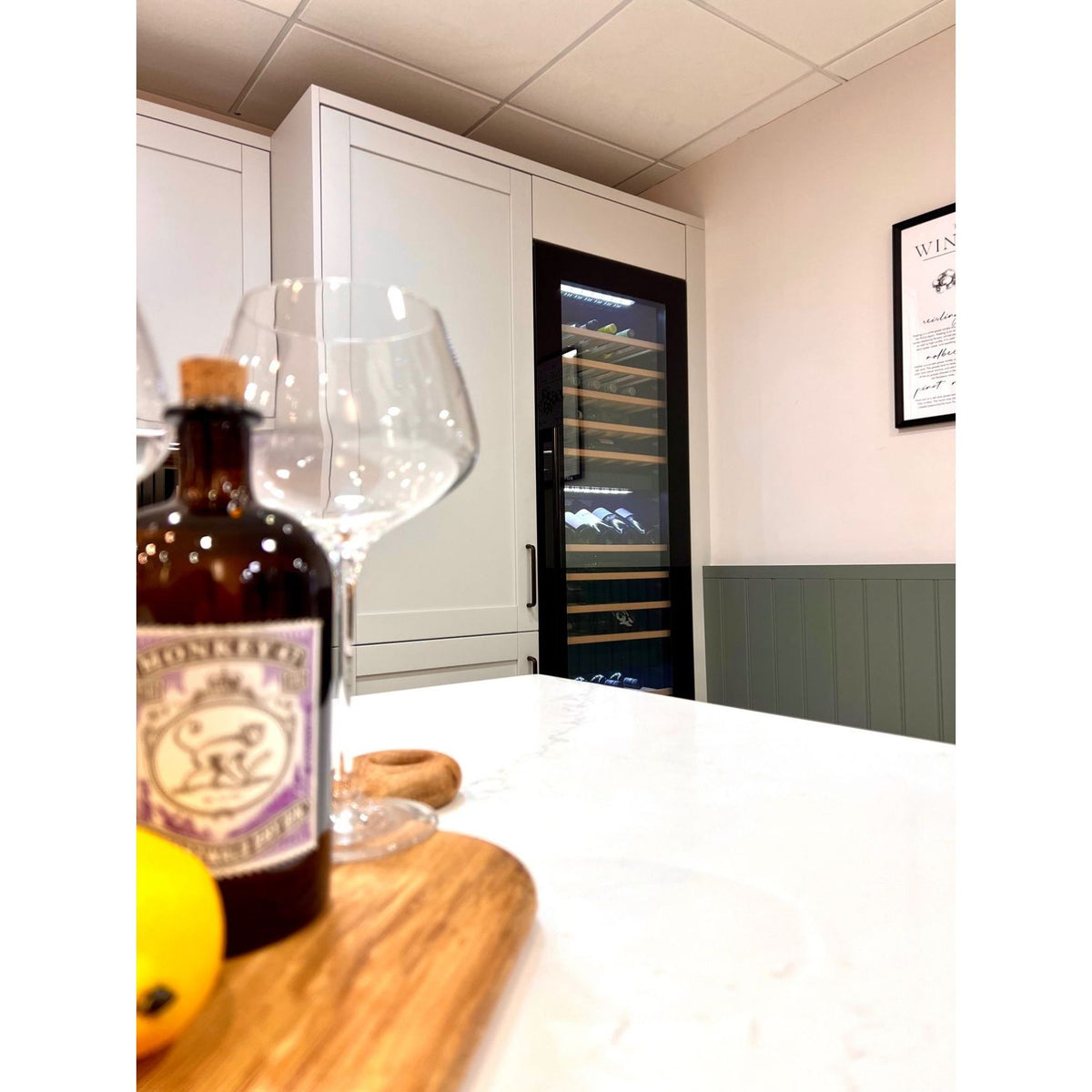 Dunavox Freestanding or Built-In Wine Cooler – Multi-Zone, 89 Bottles Capacity
