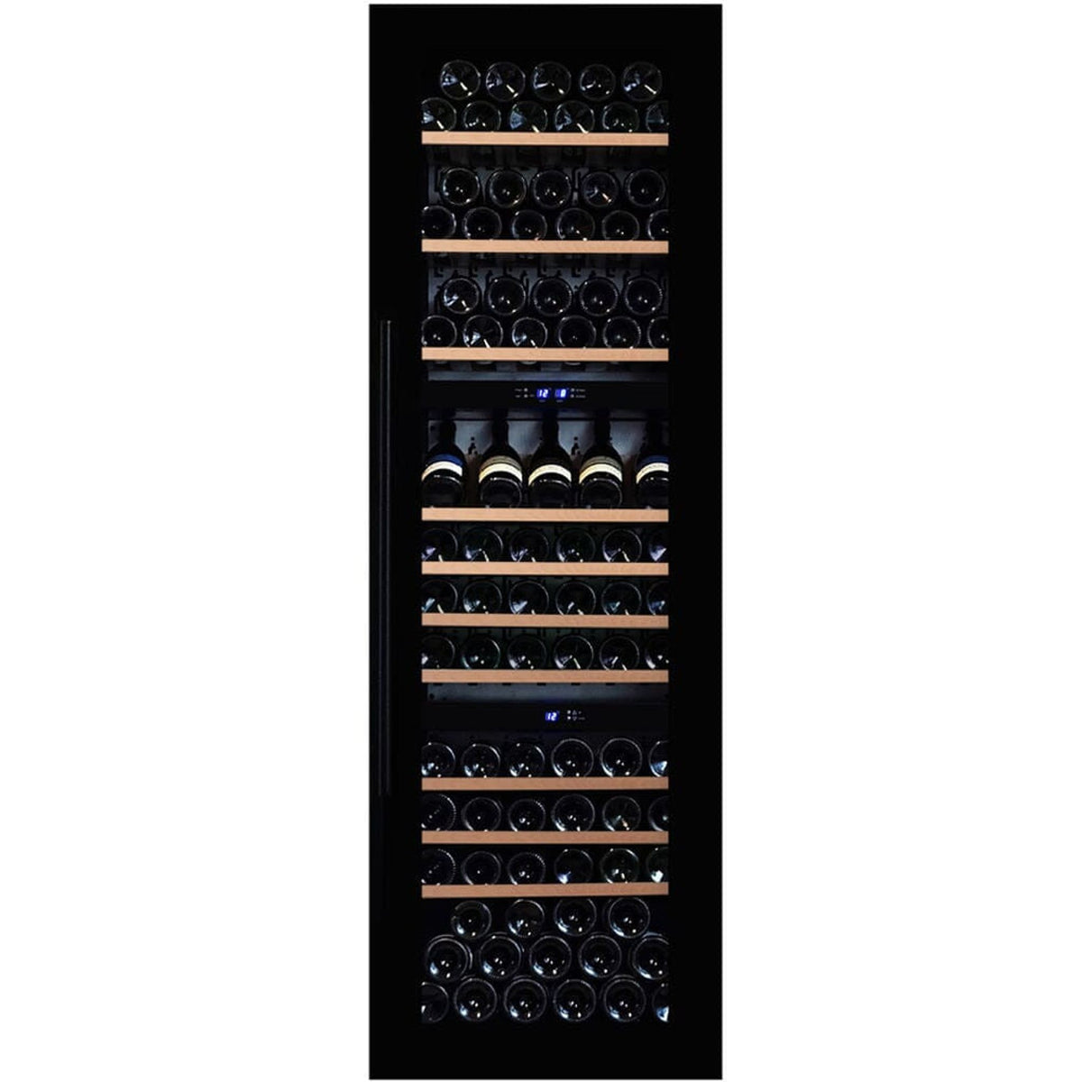 Dunavox Multi-Temperature Wine Cooler – Freestanding or Integrated/In-Column, 89 Bottles