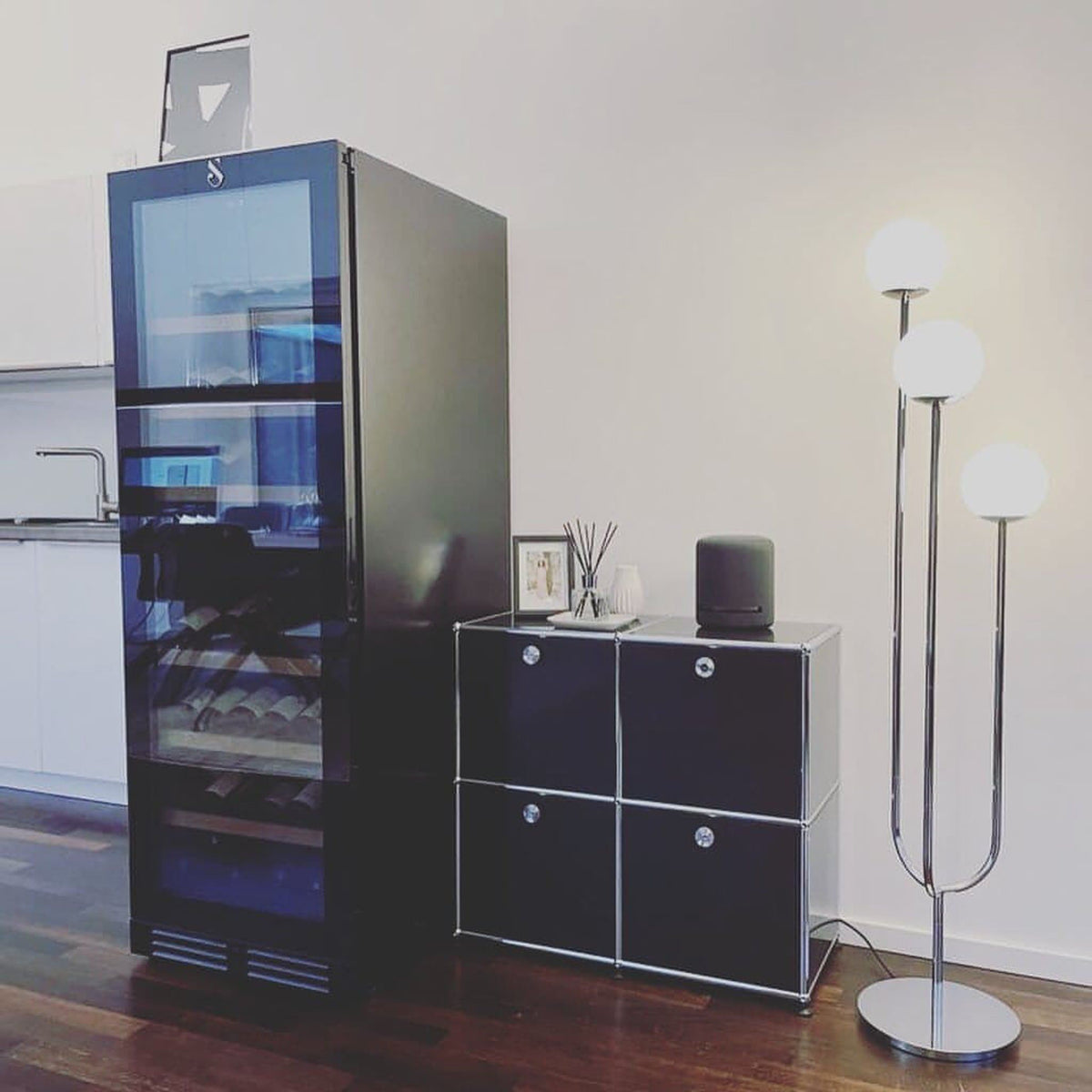 SwissCave Advanced Dual-Temperature Wine Cooler – 154-Bottle Capacity