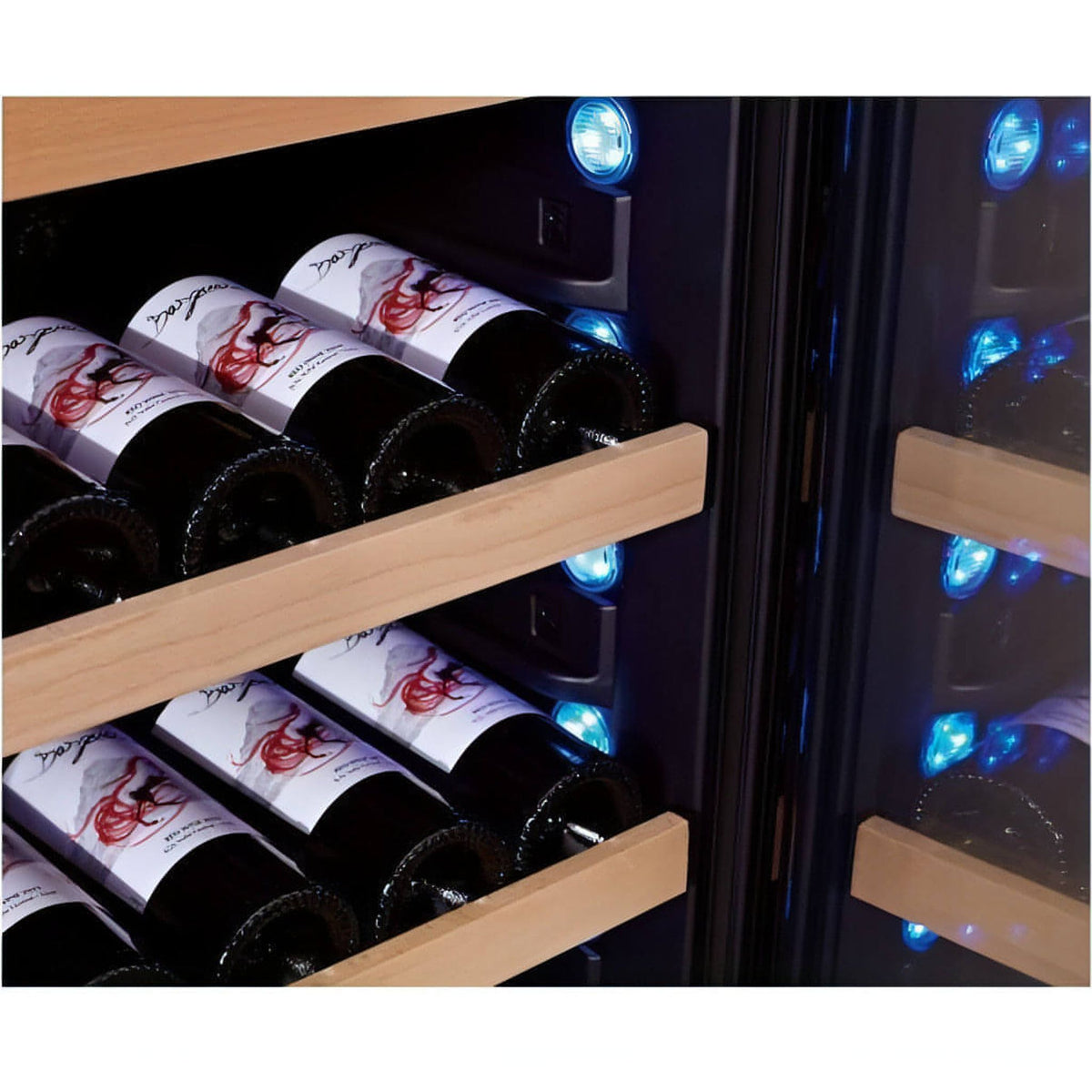 SwissCave Single-Zone Wine Refrigerator – 163 Bottles, Flexible Installation