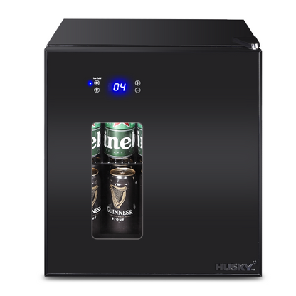 Husky Blast 40 Can Drinks Fridge, Compact Freestanding or Undercounter