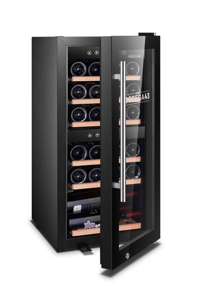 Experience Dual Temperature Excellence: Bodega43 Wine Cabinet