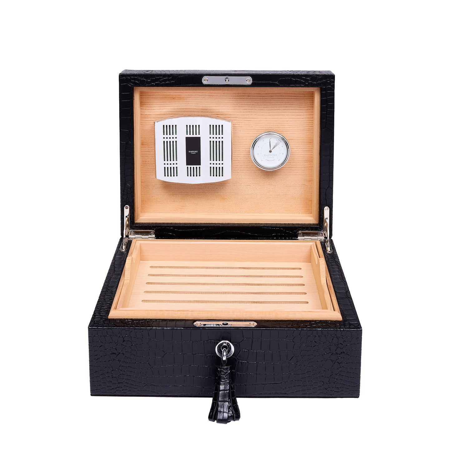 Brompton Black Cigar Humidor