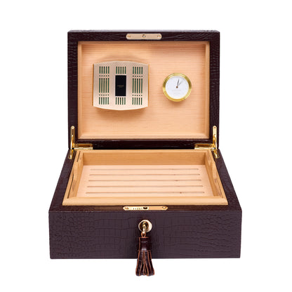 Brompton Brown Cigar Humidor