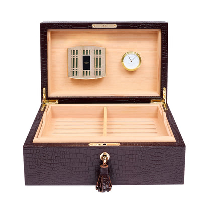 Brompton Brown Cigar Humidor