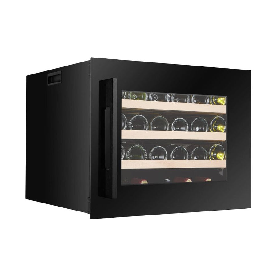 Dunavox 24-Bottle Single-Zone Wine Refrigerator – Integrated/In-Column Design
