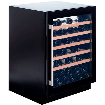 Dunavox 46-Bottle Single-Zone Wine Refrigerator – Freestanding or Built-In
