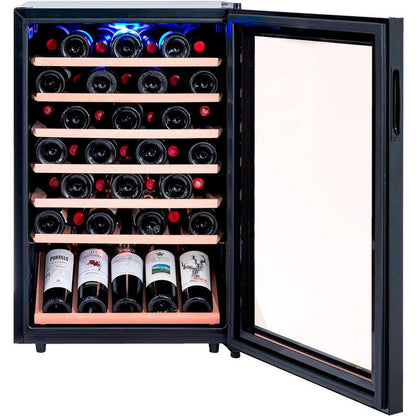 Dunavox 48-Bottle Wine Cooler – Single-Zone, Freestanding or Undercounter
