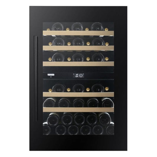 Dunavox Dual-Temperature Wine Cooler – Integrated/In-Column or Undercounter, 44 Bottles
