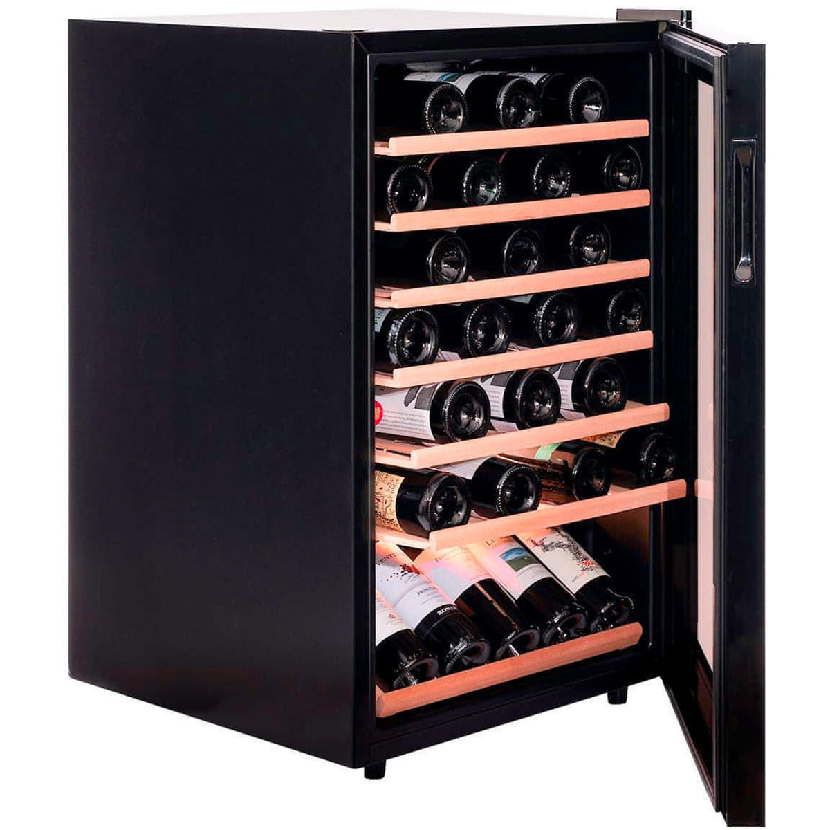 Dunavox Freestanding or Undercounter Wine Cooler – Single-Temperature, 48 Bottles
