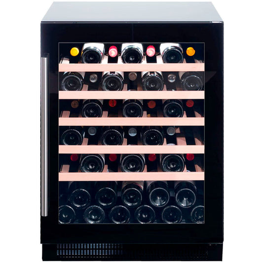 Dunavox Single-Temperature Wine Cooler – Freestanding or Undercounter, 46 Bottles
