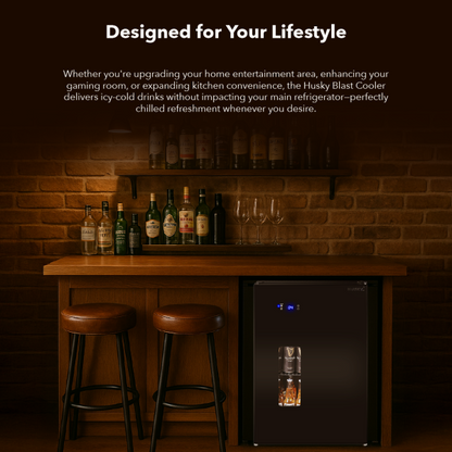 Husky Blast Large Drinks Cooler, Ideal for Home Bars, Kitchens or Offices
