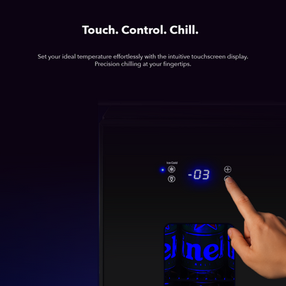 Husky Blast Large Mini Fridge for Beer and Soft Drinks, 158 Can Capacity