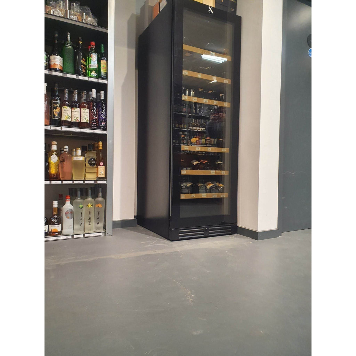 Freestanding or Built-In Wine Cooler by SwissCave – 154 Bottles, Dual-Temperature
