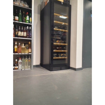 Freestanding or Built-In Wine Cooler by SwissCave – 154 Bottles, Dual-Temperature
