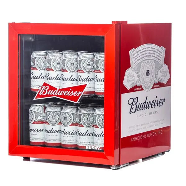 Freestanding Red Budweiser Cooler (40 Cans)