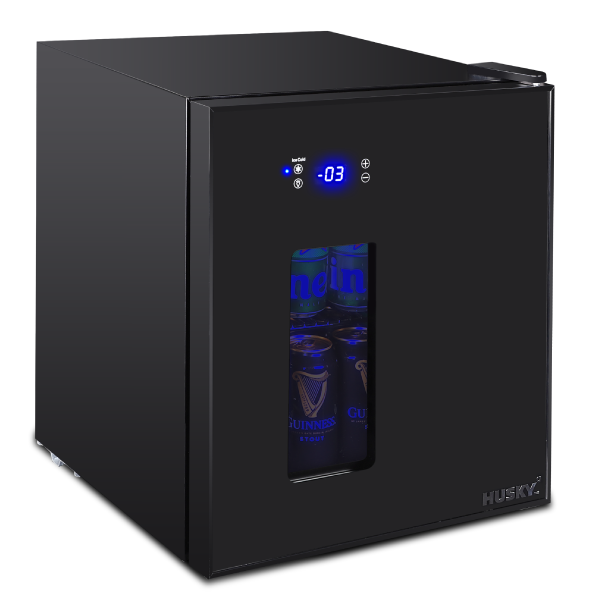 Husky Blast Drinks Cooler 40 Can Capacity, Freestanding or Undercounter Mini Fridge