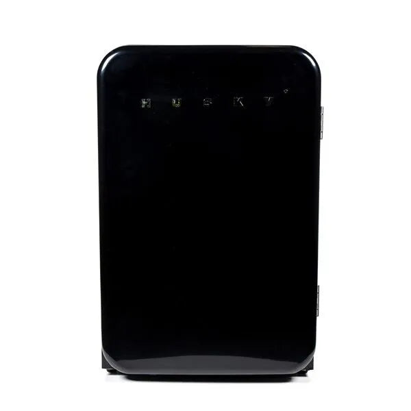 Husky Retro Undercounter Fridge: 112L Single Temp Black