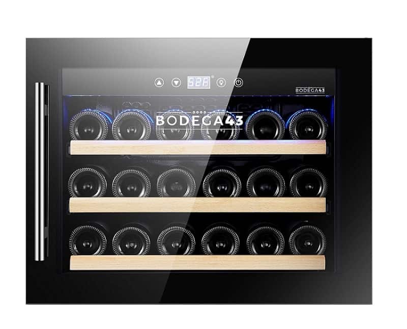 Bodega43 Single-Temperature Built-in 18 Bottles Wine Cooler