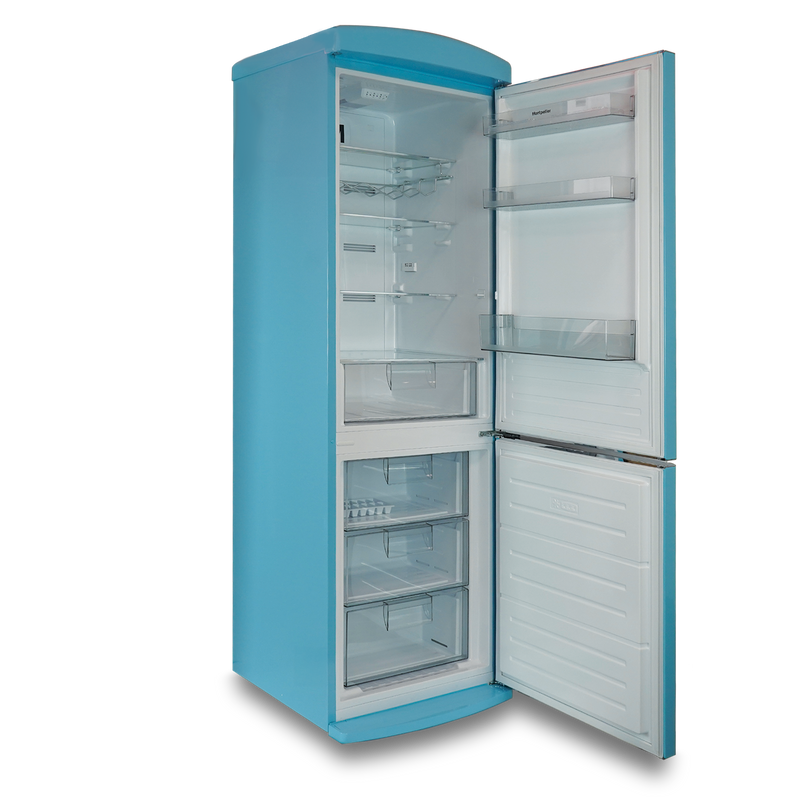 Montpellier Dual-Temperature Freestanding Retro Fridge Freezer
