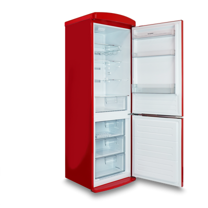 Montpellier Dual-Temperature Freestanding Retro Fridge Freezer