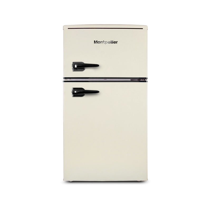 Montpellier Dual-Temperature Freestanding or Undercounter Retro Fridge Freezer