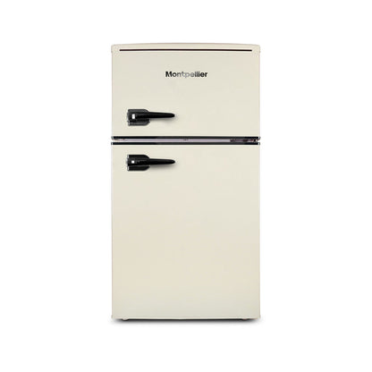 Montpellier Dual-Temperature Freestanding or Undercounter Retro Fridge Freezer