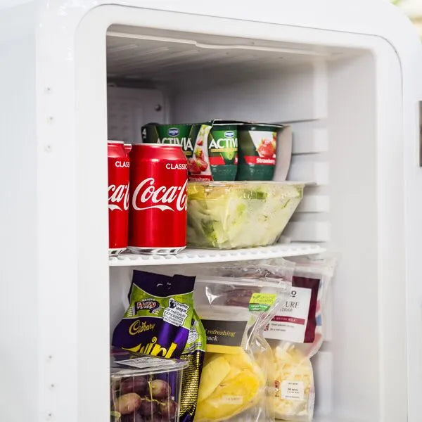 White Single-Temperature Freestanding Mini Fridge