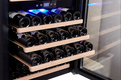 Freestanding Dual Temperature Wine Cooler 66 Bottles