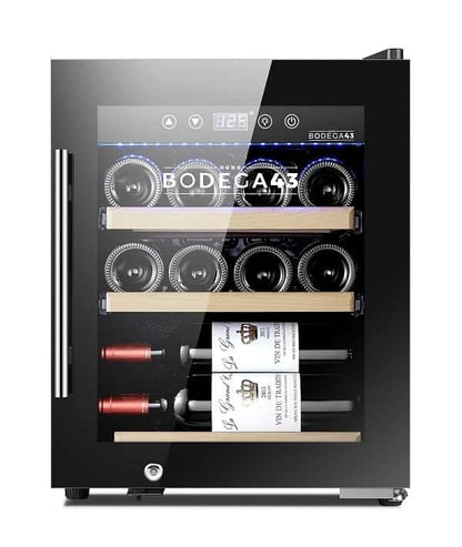 Freestanding Bodega43 Wine Cooler for 12 Bottles