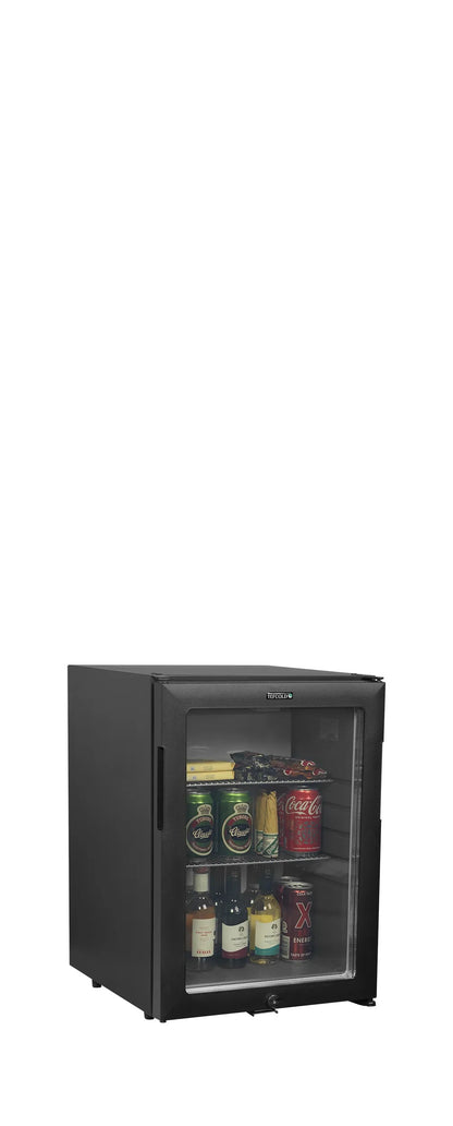 Tefcold Single-Temperature Freestanding 40 Cans Black Minibar