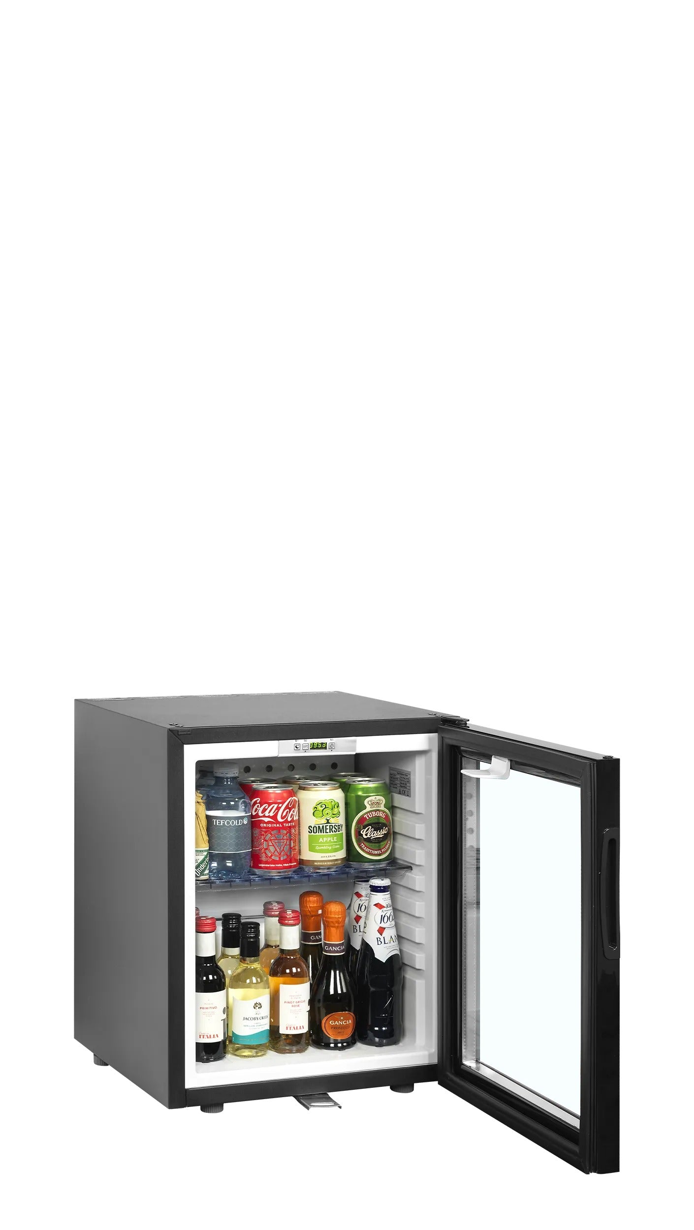 Tefcold Single-Temperature Undercounter 40 Cans Black Minibar