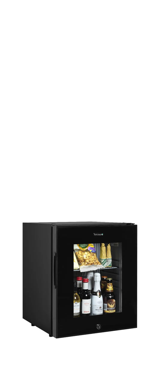 Tefcold Single-Temperature Freestanding 40 Cans Black Minibar