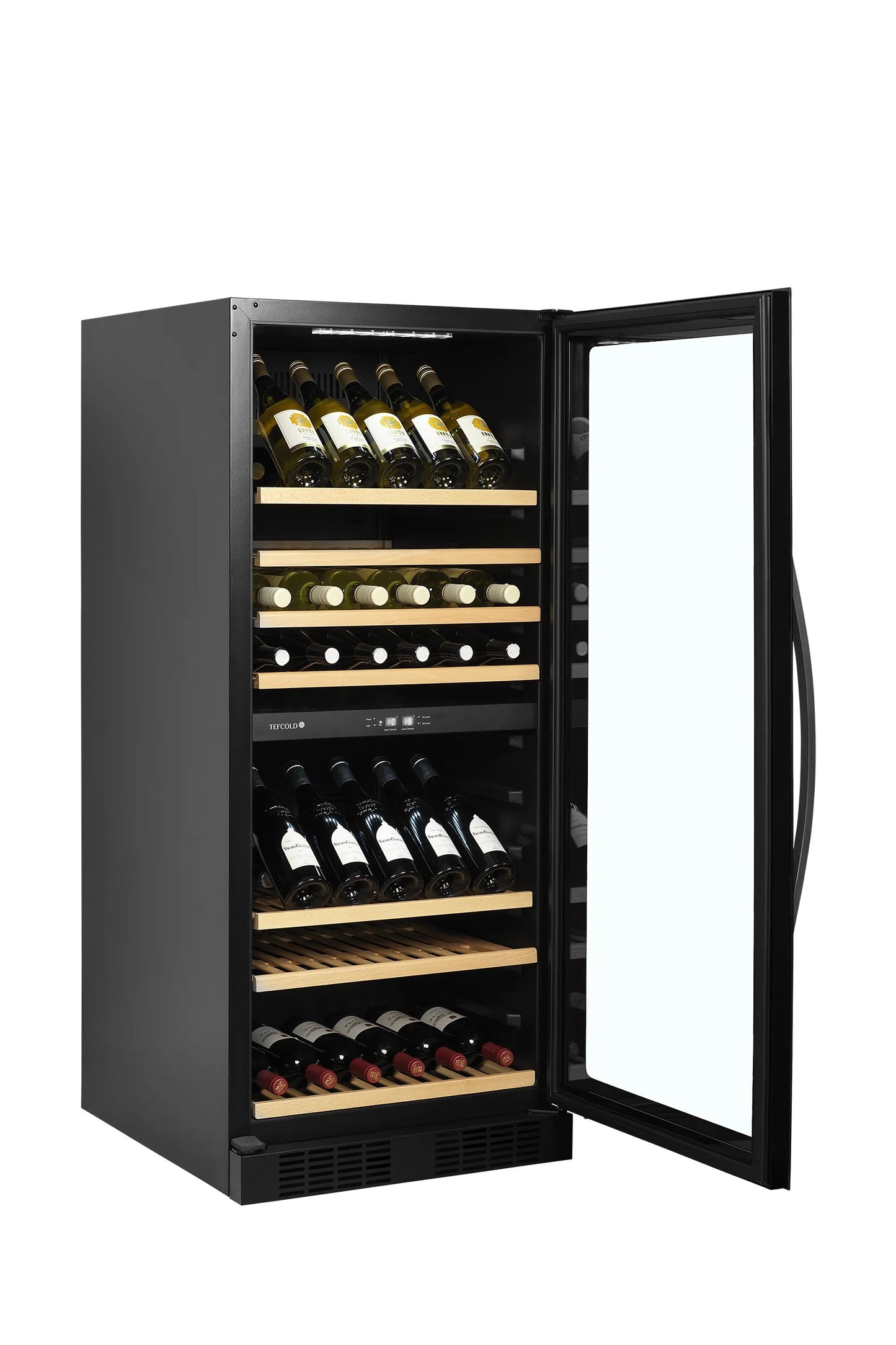 Tefcold Dual-Temperature Freestanding 119 Bottles Wine Cooler