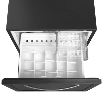 Tefcold Single-Temperature Undercounter 40 Cans Black Minibar Drawer