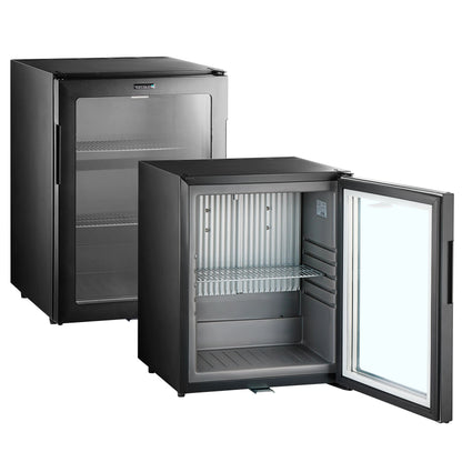 Tefcold Single-Temperature Freestanding 35 Cans Black Minibar