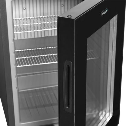 Tefcold Single-Temperature Freestanding 40 Cans Black Minibar