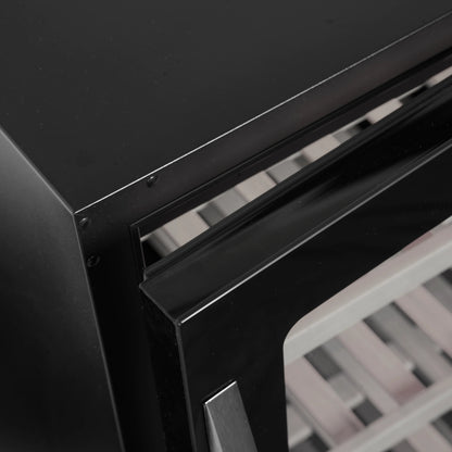 Tefcold Single-Temperature Undercouter 48 Bottles Black Wine Cooler