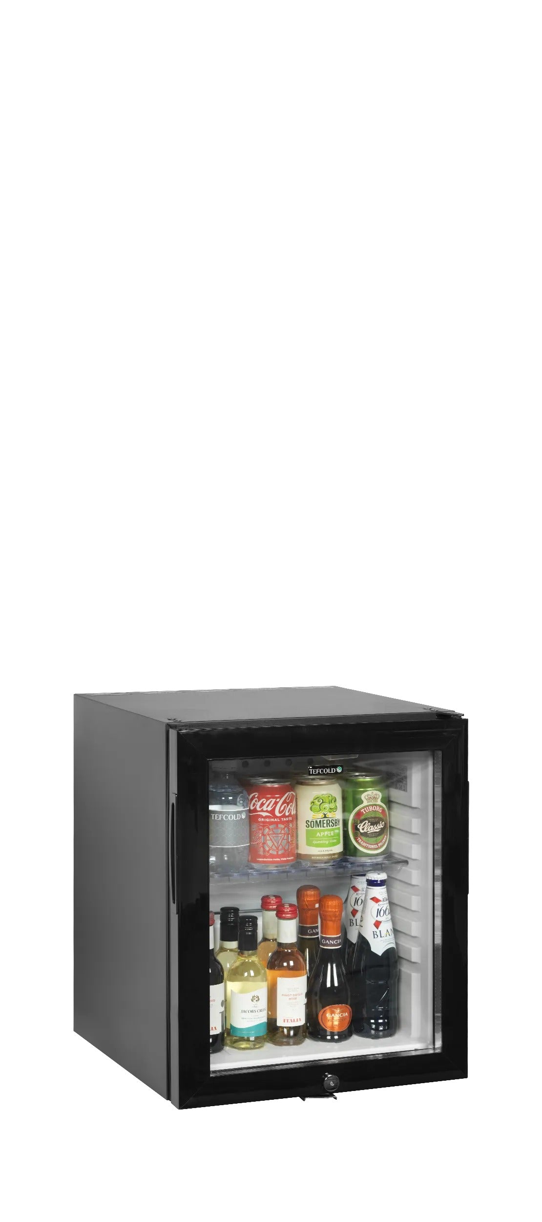 Tefcold Single-Temperature Undercounter 40 Cans Black Minibar