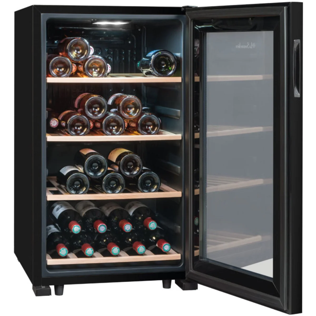 Freestanding Wine Cooler by La Sommeliere – 52-Bottle Capacity, Single Temperature