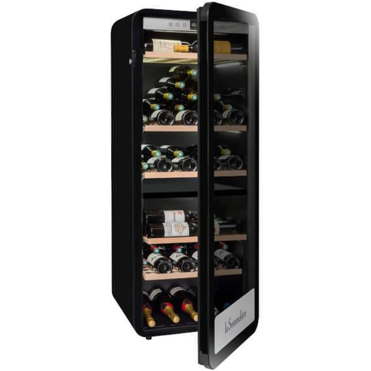 181-Bottle Wine Cooler by La Sommeliere - Dual Temperature Zones, Freestanding