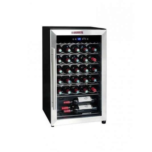 La Sommeliere 34-Bottle Single-Temperature Wine Cooler – Freestanding Design