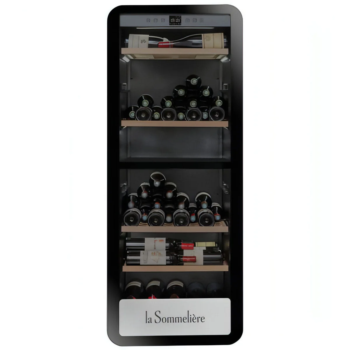 La Sommeliere 143-Bottle Dual-Zone Wine Cooler, Freestanding