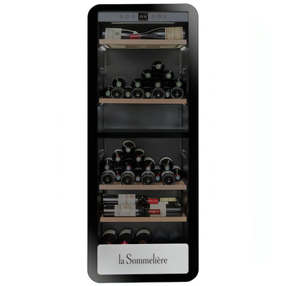 La Sommeliere 143-Bottle Dual-Zone Wine Cooler, Freestanding