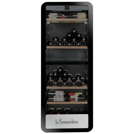 La Sommeliere 143-Bottle Dual-Zone Wine Cooler, Freestanding