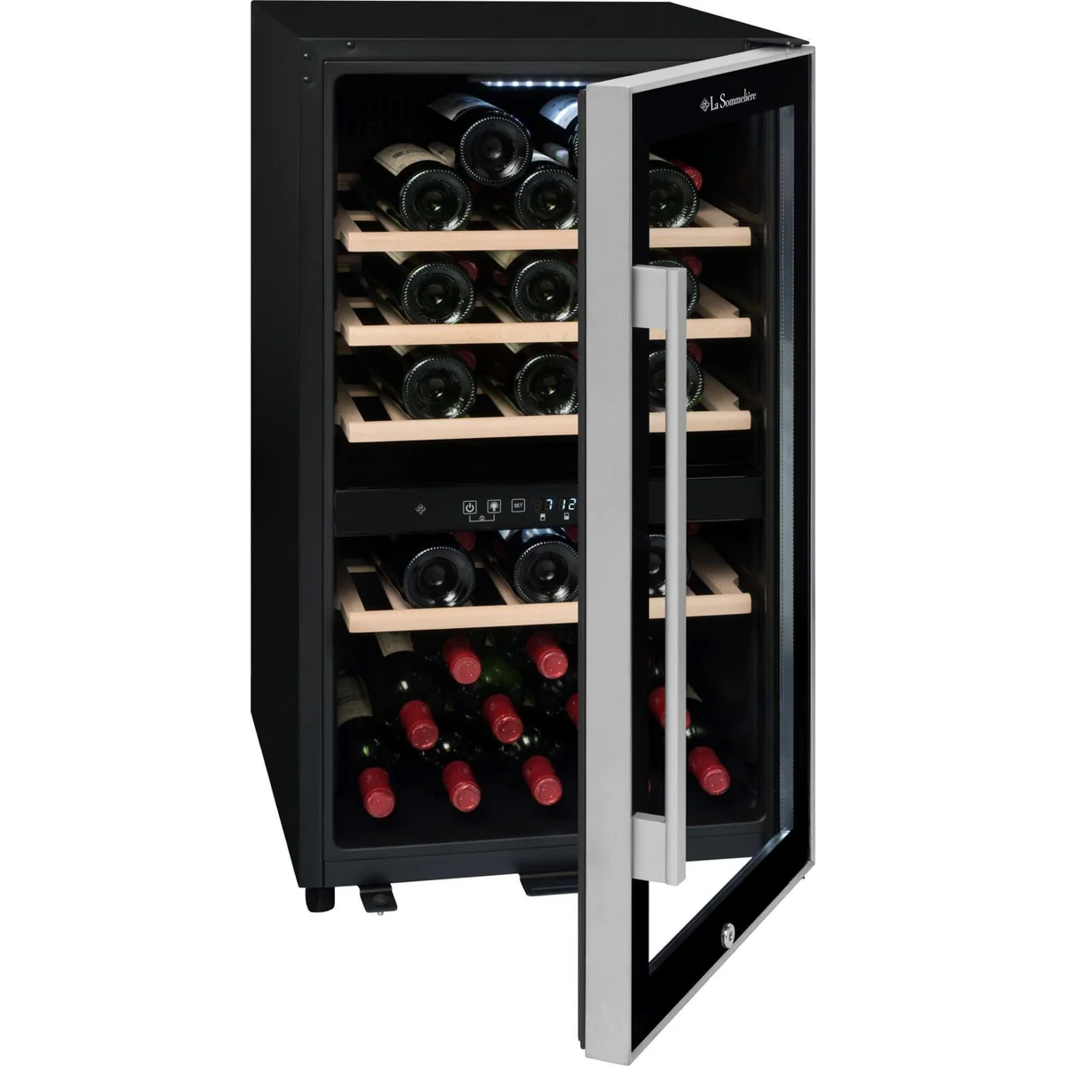 Dual-Temperature Wine Refrigerator by La Sommeliere – 49 Bottles