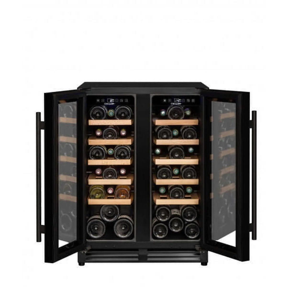 Climadiff Undercounter Wine Cooler for 40 Bottles - Dual Temperature Control