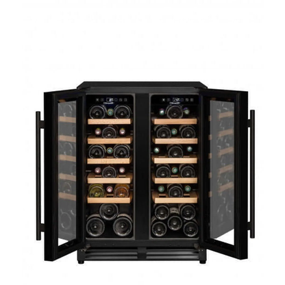 Climadiff Undercounter Wine Cooler for 40 Bottles - Dual Temperature Control