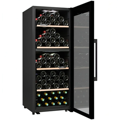 Freestanding Dual-Zone Wine Cooler by Climadiff – 110 Bottle Capacity