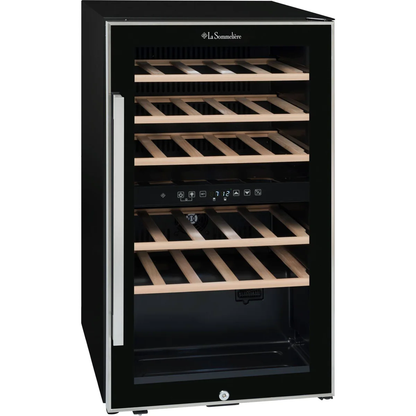 La Sommeliere Freestanding Wine Cooler – 29 Bottle Capacity with Dual Temperature Control